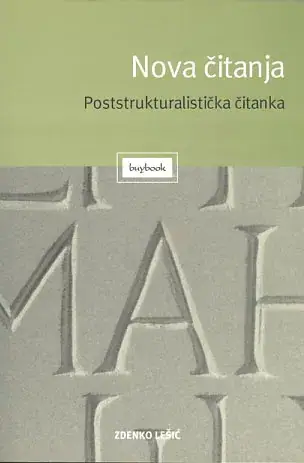 Naslovnica: Nova čitanja-poststruktualistička čitanka