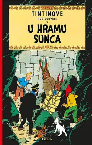 Naslovnica: Tintinove pustolovine - U hramu sunca