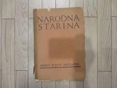 Naslovnica: Narodna starina 06/1923