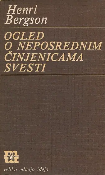 Naslovnica: Ogled o neposrednim činjenicama svesti