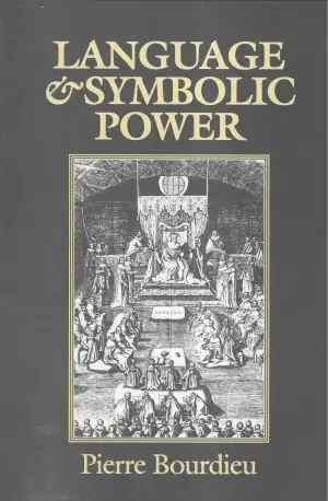Naslovnica: Language and Symbolic Power