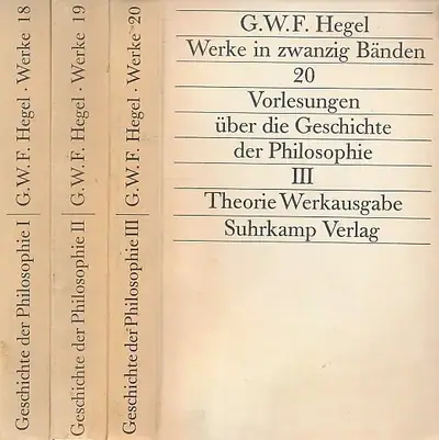 Naslovnica: Vorlesungen über die Geschichte der Philosophie