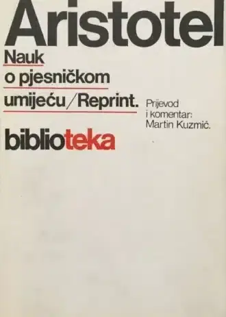 Naslovnica: Nauk o pjesničkom umijeću