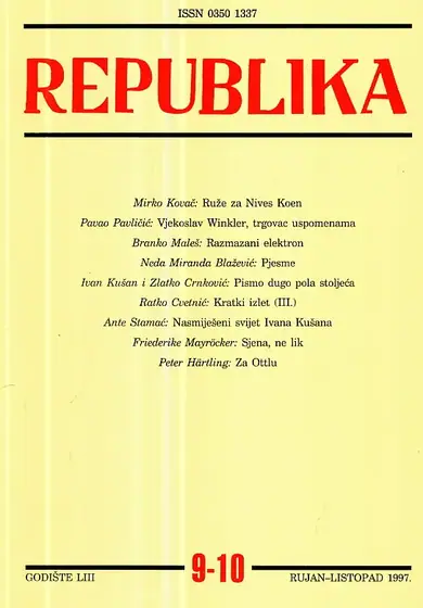 Naslovnica: Republika 9-10/1997