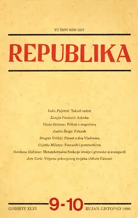 Naslovnica: Republika 9-10/1990