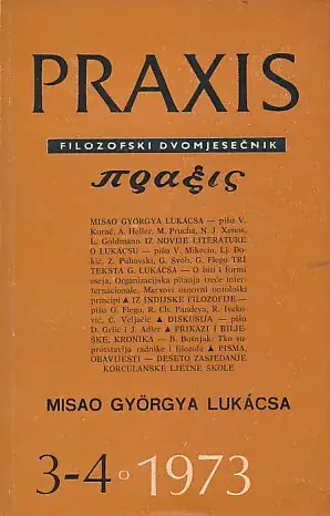 Naslovnica: Praxis, br. 3-4/1973