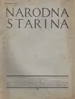 Naslovnica: Narodna starina, 28/1932
