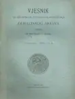 Naslovnica: Vjesnik Kr. hrvatsko-slavonsko-dalmatinskoga zemaljskog arkiva XIX/3-4/1917