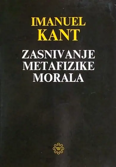 Naslovnica: Zasnivanje metafizike morala