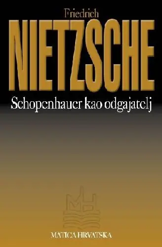 Naslovnica: Schopenhauer kao odgajatelj