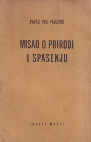 Naslovnica: Misao o prirodi i spasenju