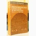 Naslovnica: Phenomenology Language and Sociology