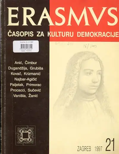 Naslovnica: Erasmus, br. 21/1997