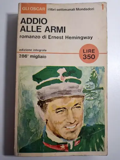 Naslovnica: Addio alle armi
