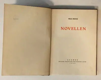Naslovnica: Novellen