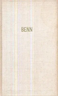 Naslovnica: Benn (lirika)
