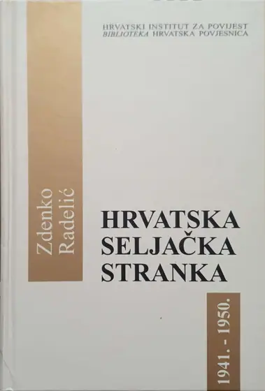 Naslovnica: Hrvatska seljačka stranka 1941.-1950