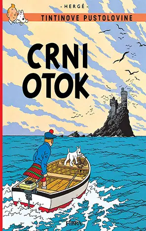 Naslovnica: Tintin: Crni otok