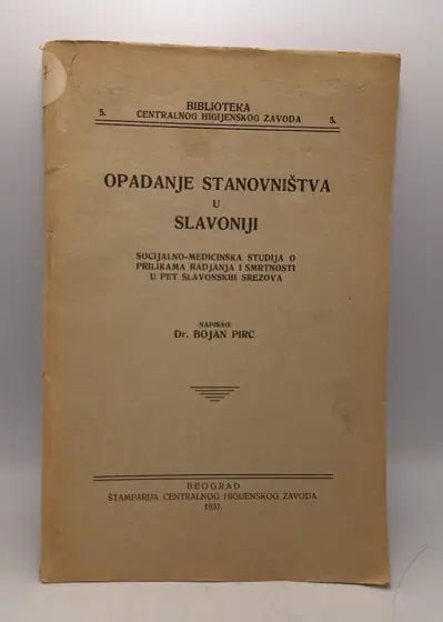 Naslovnica: Opadanje stanovništva u Slavoniji