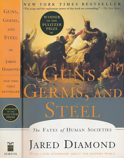 Naslovnica: Guns, Germs, and Steel: The Fates of Human Societies