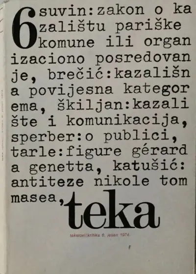 Naslovnica: Zakon o Kazalištu Pariške Komune: Opremio Mihajlo Arsovski