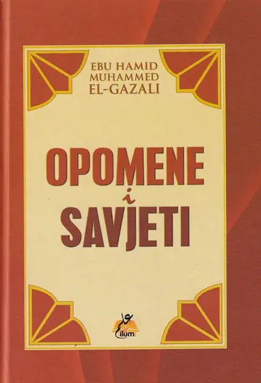 Naslovnica: OPOMENE I SAVJETI