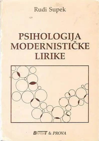 Naslovnica: Psihologija modernističke lirike