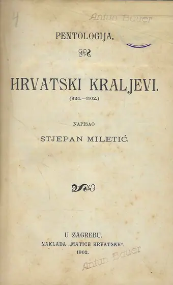 Naslovnica: Hrvatski kraljevi