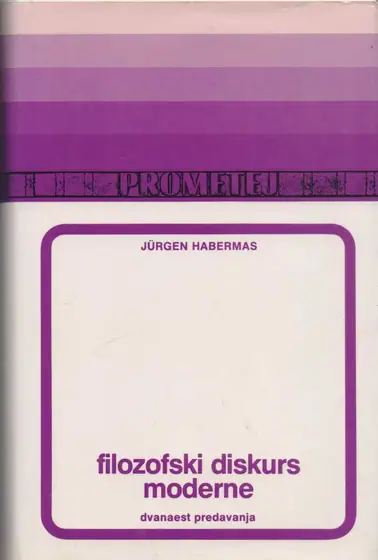 Naslovnica: Filozofski diskurs moderne