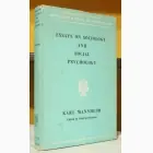 Naslovnica: Essays on Sociology and Social Psychology