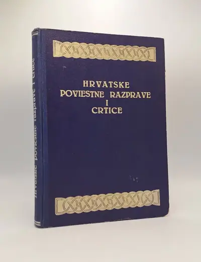 Naslovnica: Hrvatske poviestne razprave i crtice (Hrvatska prošlost III.)