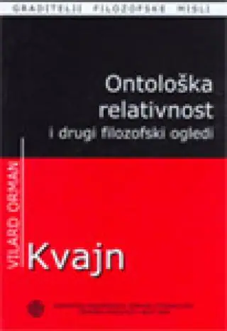 Naslovnica: Ontološka relativnost i drugi filozofski ogledi