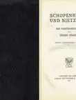 Naslovnica: Schopenhauer und Nietzsche. Ein Vortragszyklus