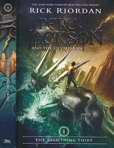 Naslovnica: Percy Jackson and the Olympians 1 : The Lightning Thief