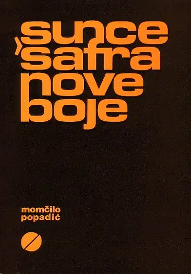 Naslovnica: Sunce šafranove boje