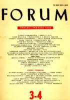 Naslovnica: Forum, 3-4/1988