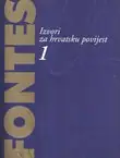 Naslovnica: Fontes. Izvori za hrvatsku povijest 1/1995