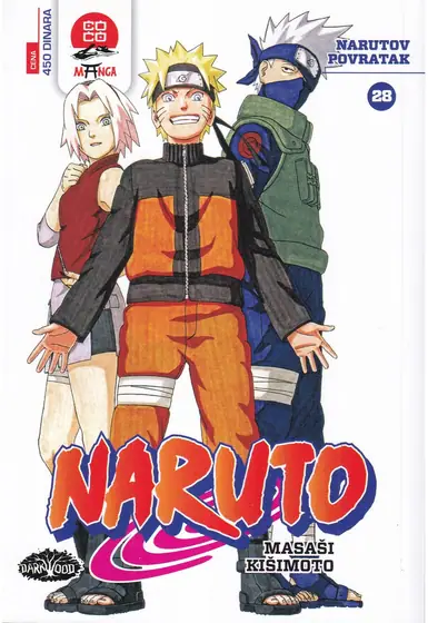 Naslovnica: NARUTO 28: Narutov povratak