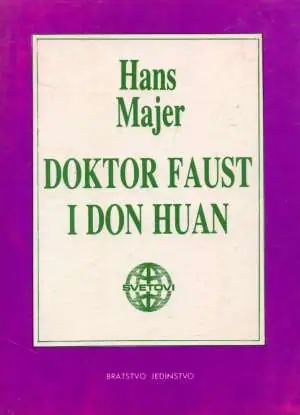 Naslovnica: Doktor Faust i Don Huan