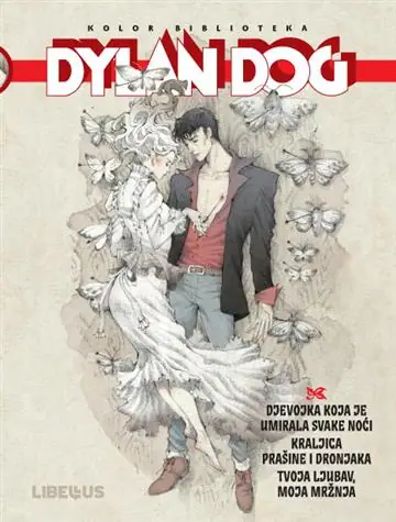 Naslovnica: Dylan Dog kolor biblioteka 19 / Djevojka koja je umirala svake noći, Kraljica prašine i dronjaka, Tvoja ljubav, moja mržnja