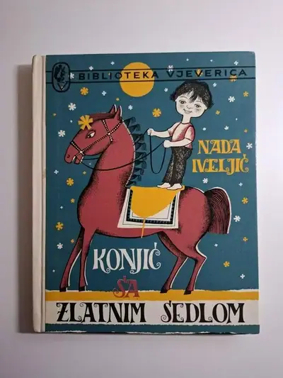 Naslovnica: Konjić sa zlatnim sedlom (Biblioteka Vjeverica)