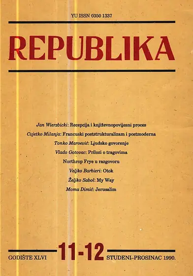 Naslovnica: Republika 11-12/1990
