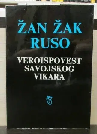 Naslovnica: VEROISPOVEST SAVOJSKOG VIKARA – ŽAN