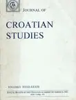 Naslovnica: Journal of Croatian Studies XXXII-XXXIII/1991-1992