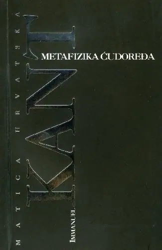 Naslovnica: Metafizika ćudoređa