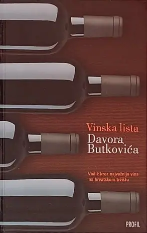 Naslovnica: Vinska lista Davora Butkovića