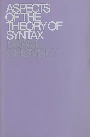 Naslovnica: Aspects of the Theory of Syntax