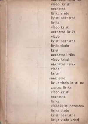 Naslovnica: Neznatna lirika
