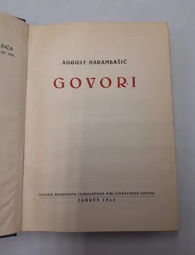 Naslovnica: Govori