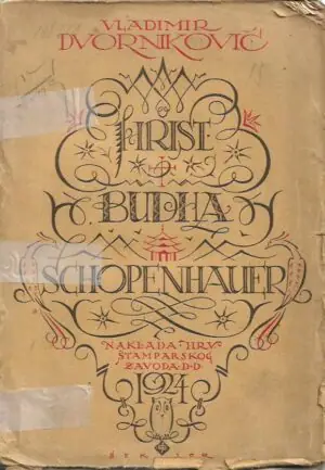 Naslovnica: Studije za psihologiju pesimizma II – Hrist, Buddha, Schopenhauer